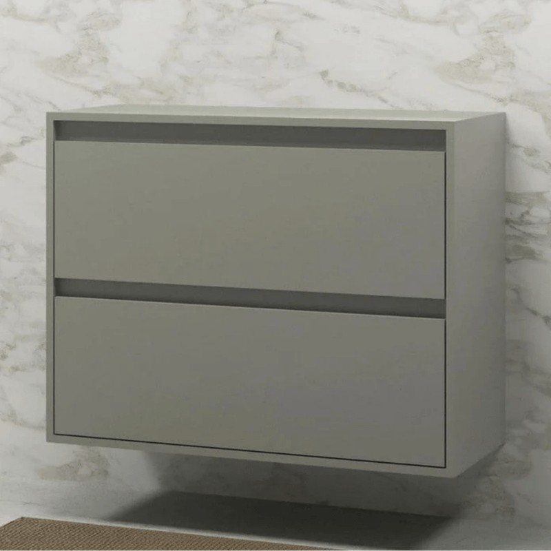 On Móveis Conjuntos de móveis para banheiro Gabinete para Banheiro 80cm Mdf Verde Dubai - On Móveis