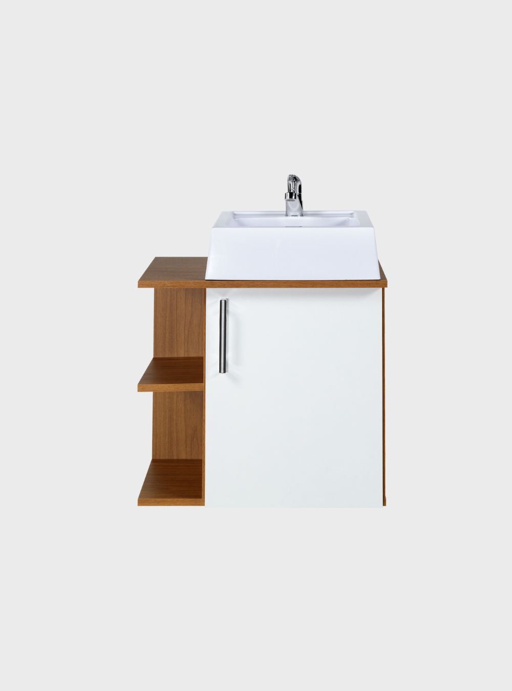 Gabinete para Banheiro com Cuba 50cm Mdf Freijo Moscou - On Móveis