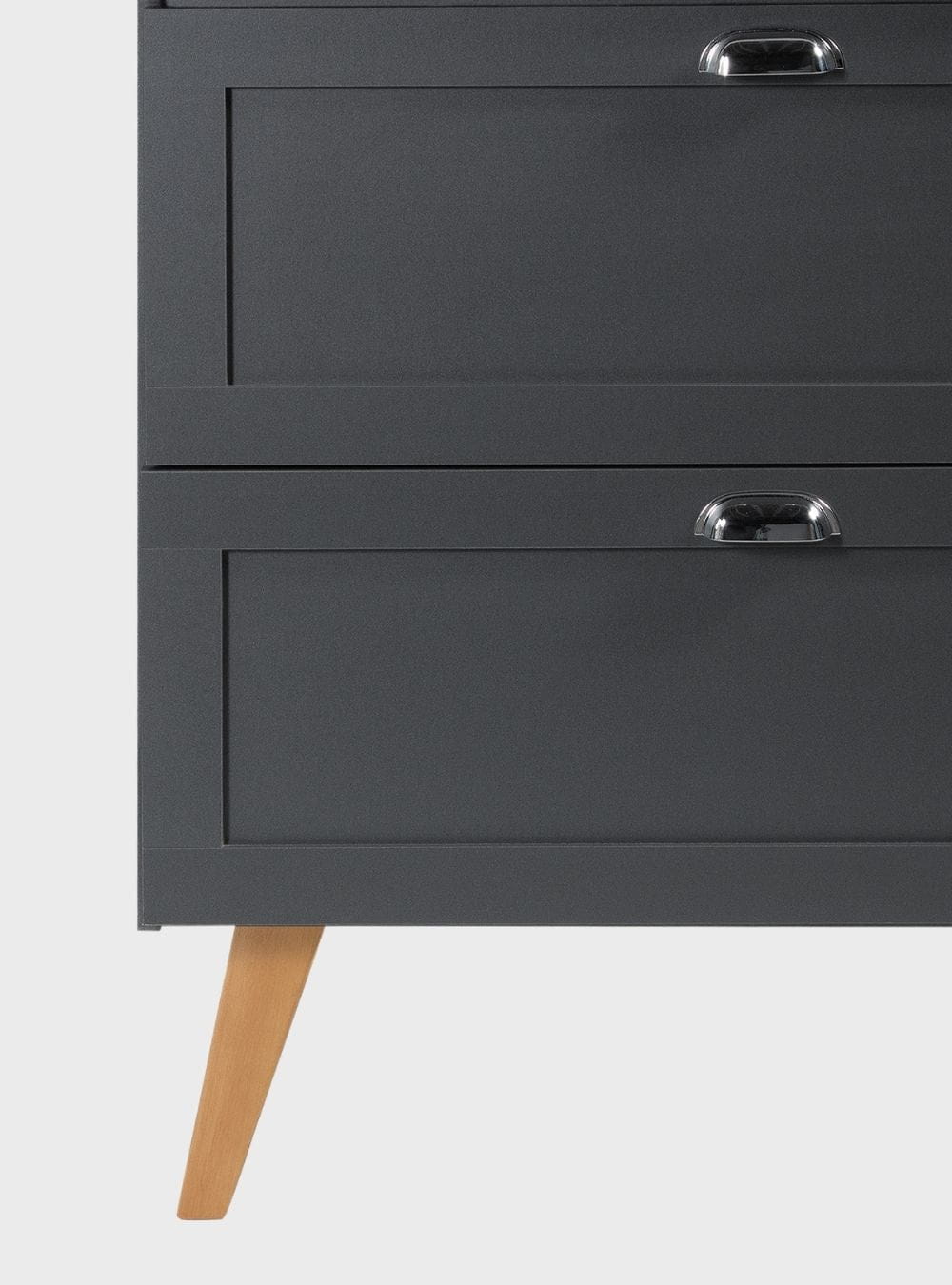 On Móveis Conjuntos de móveis para banheiro Gabinete para Banheiro com Cuba e Armario 80cm Retro Mdf Grafite Milano - On Móveis