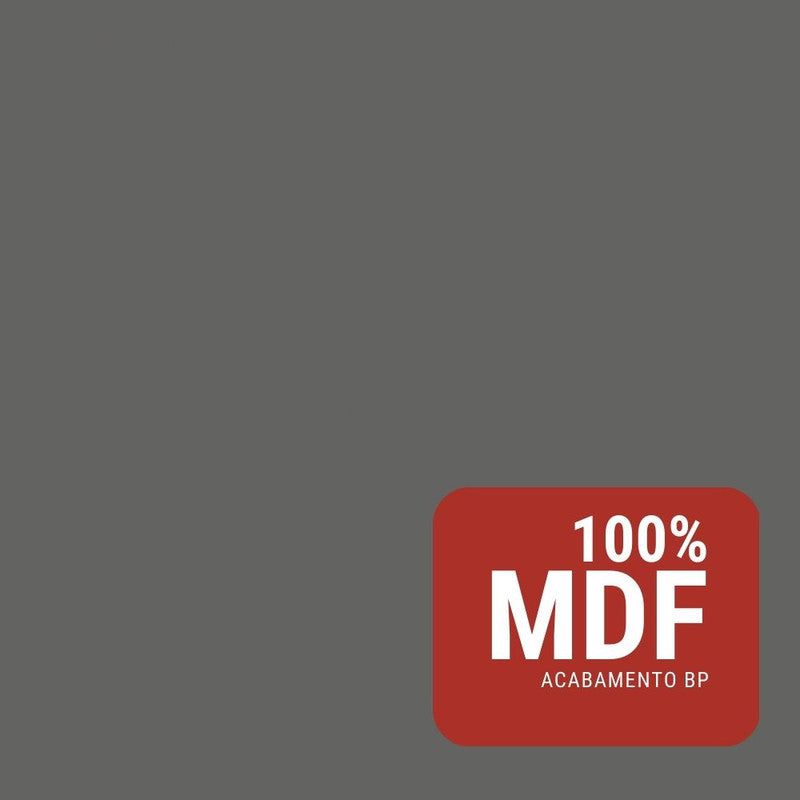 On Móveis Conjuntos de móveis para banheiro 60 Gabinete para Banheiro com Cuba e Espelheira 60cm Mdf Grafite Dubai - On Móveis