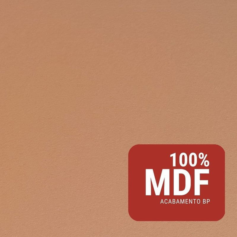 On Móveis Conjuntos de móveis para banheiro Gabinete para Banheiro com Cuba e Espelheira 60cm Retro Mdf Salmao Milano - On Móveis