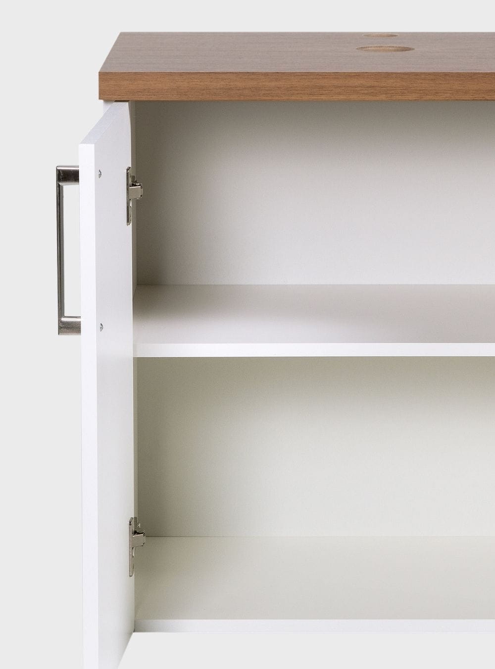 On Móveis Conjuntos de móveis para banheiro Gabinete para Banheiro com Espelheira 80cm Mdf Freijó com Branco Paris - On Móveis