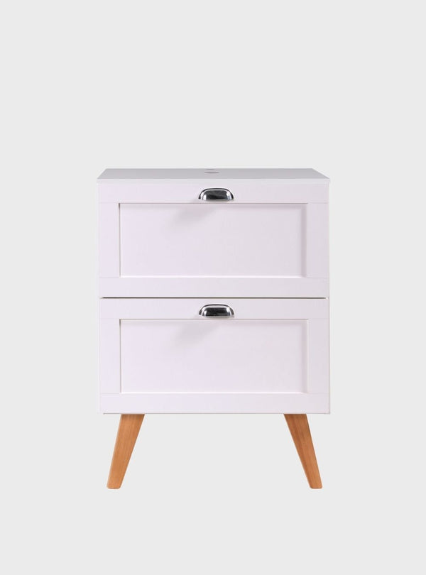On Móveis Conjuntos de móveis para banheiro Gabinete para Banheiro com Tampo 60cm Retro Mdf Branco Milano - On Móveis