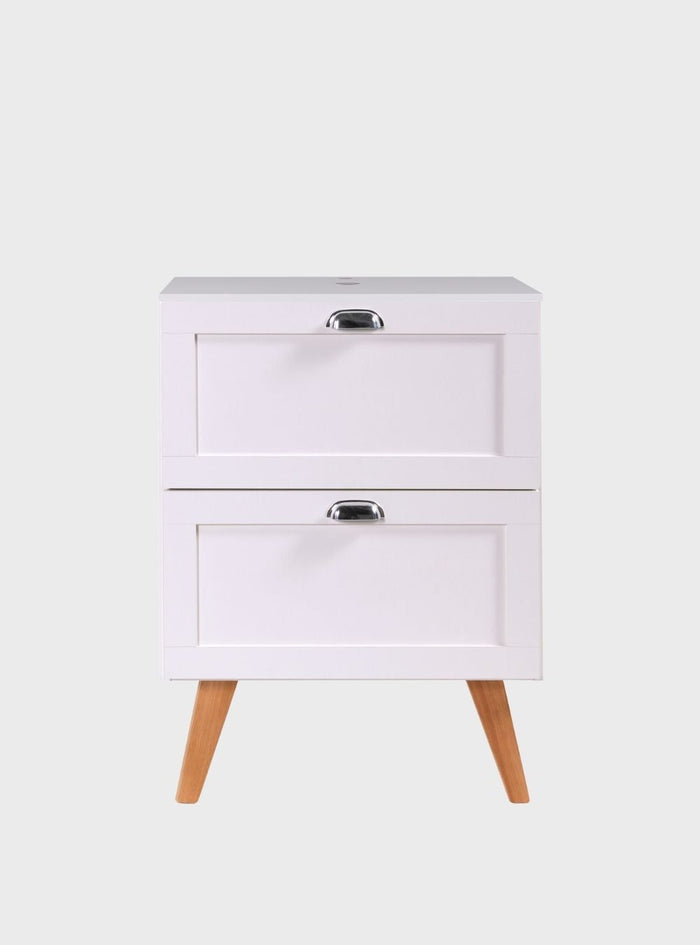 Gabinete para Banheiro com Tampo 60cm Retro Mdf Branco Milano - On Móveis