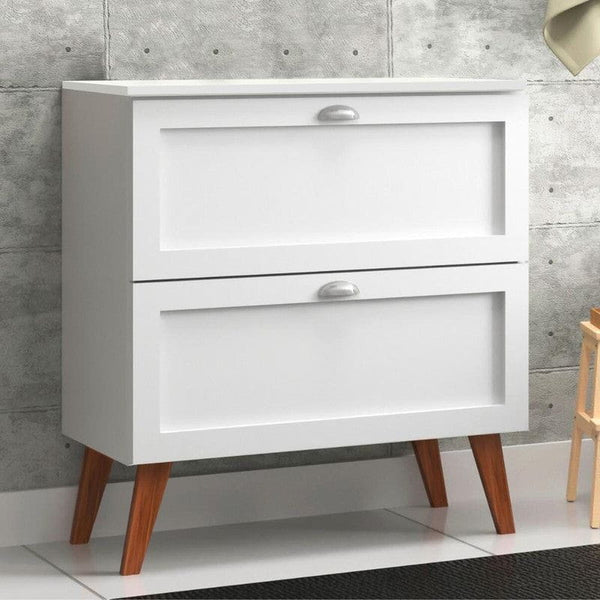 On Móveis Conjuntos de móveis para banheiro Gabinete para Banheiro com Tampo 80cm Retro Mdf Branco Milano - On Móveis