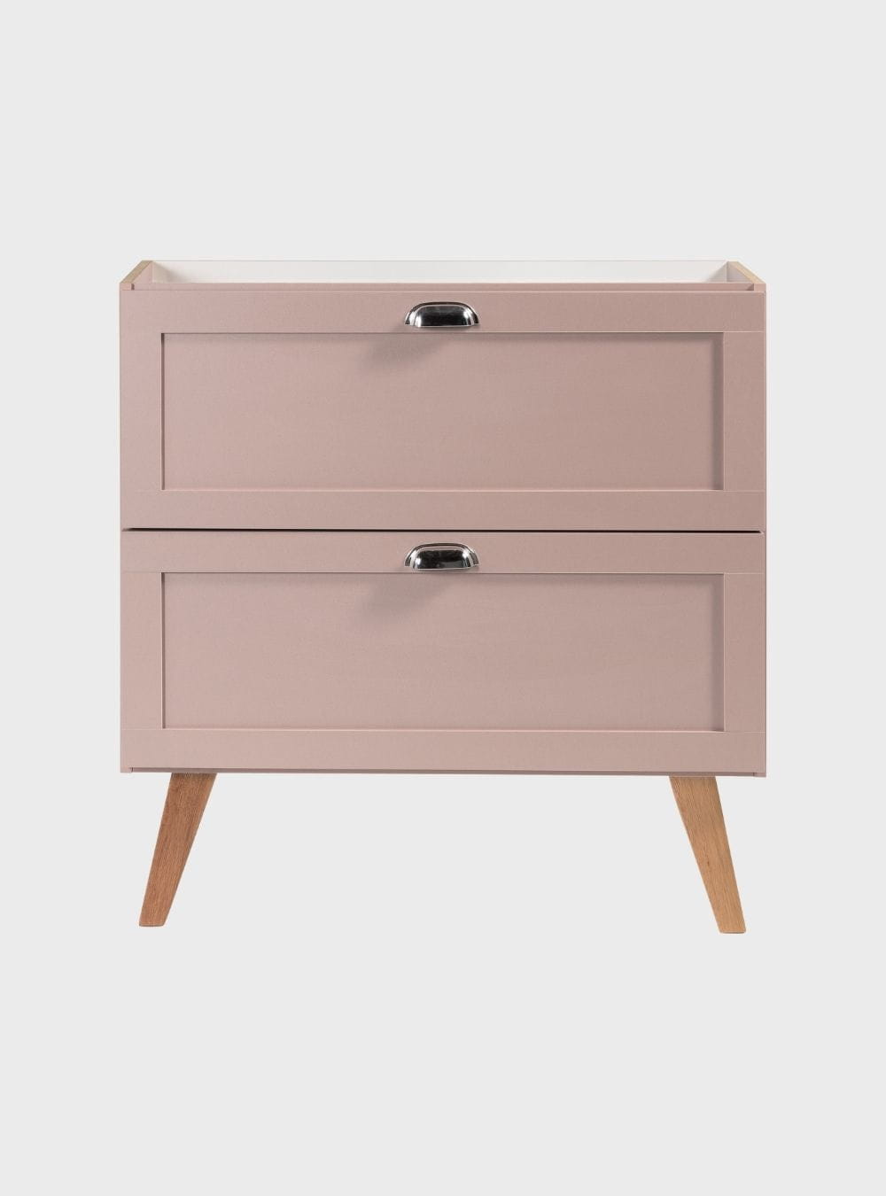 On Móveis Conjuntos de móveis para banheiro Gabinete para Banheiro com Tampo e Espelheira 80cm Retro Mdf Rosa Milano - On Móveis