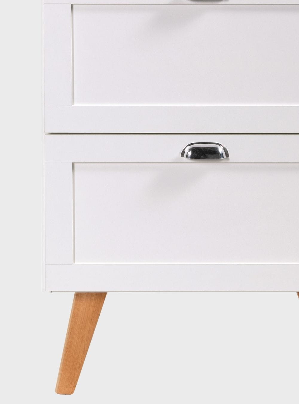 On Móveis Conjuntos de móveis para banheiro Gabinete para Banheiro e Espelho com Led 60cm Retro Mdf Branco Milano - On Móveis