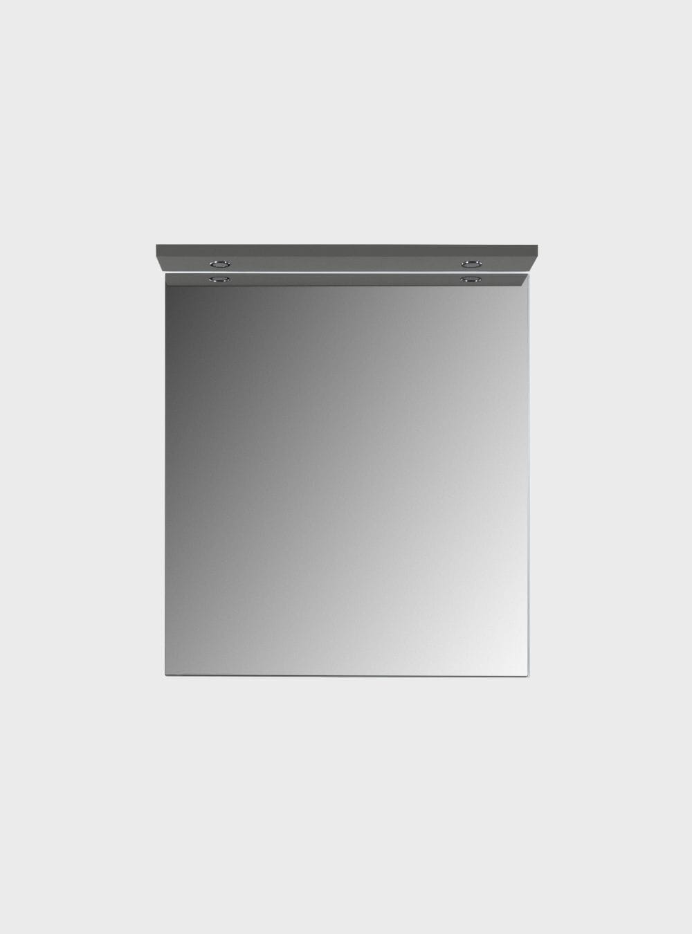 On Móveis Conjuntos de móveis para banheiro Gabinete para Banheiro e Espelho com Led 80cm Retro Mdf Verde Milano - On Móveis