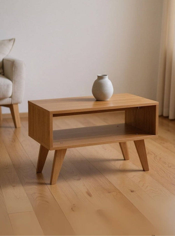 Mesa de Centro Retro 60cm Mdf Freijó - On Móveis