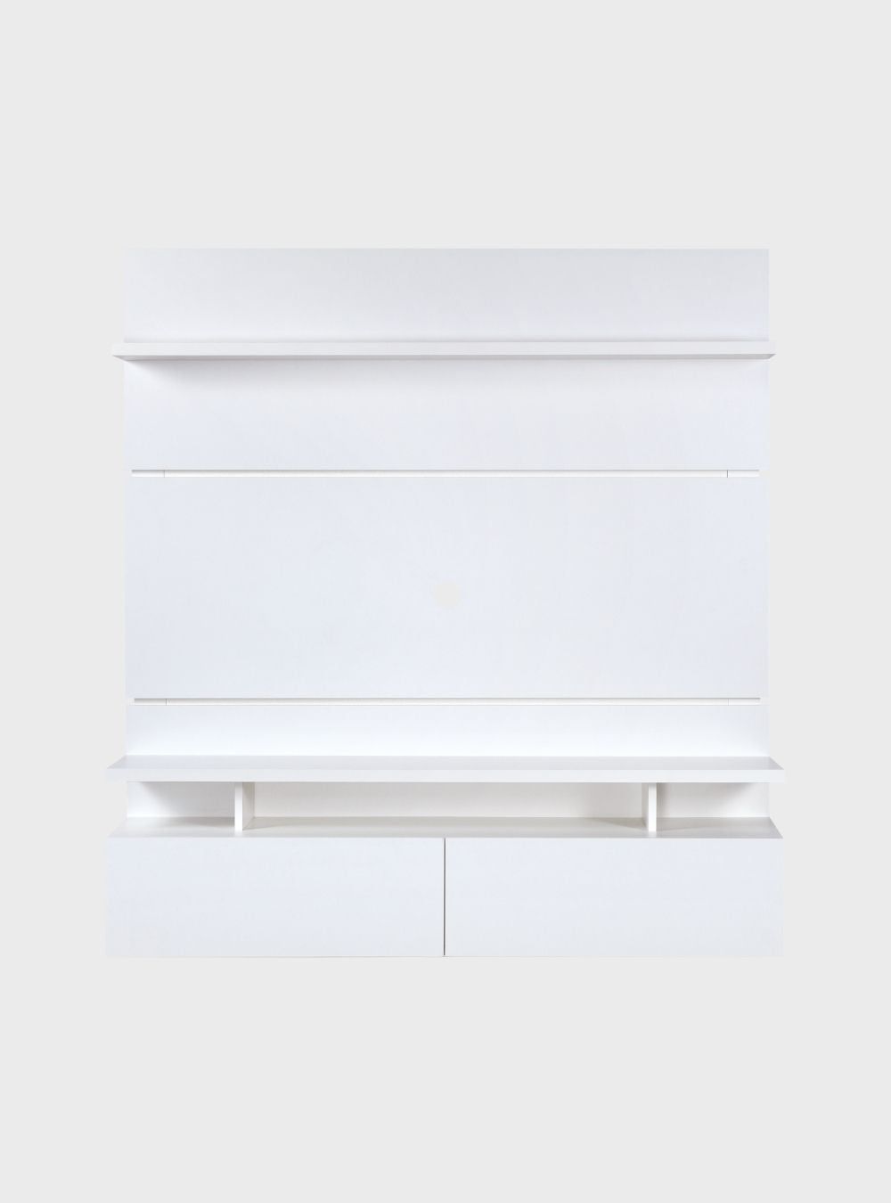 Painel para TV Até 55 Polegadas 130cm Mdf Branco Veneza - On Móveis