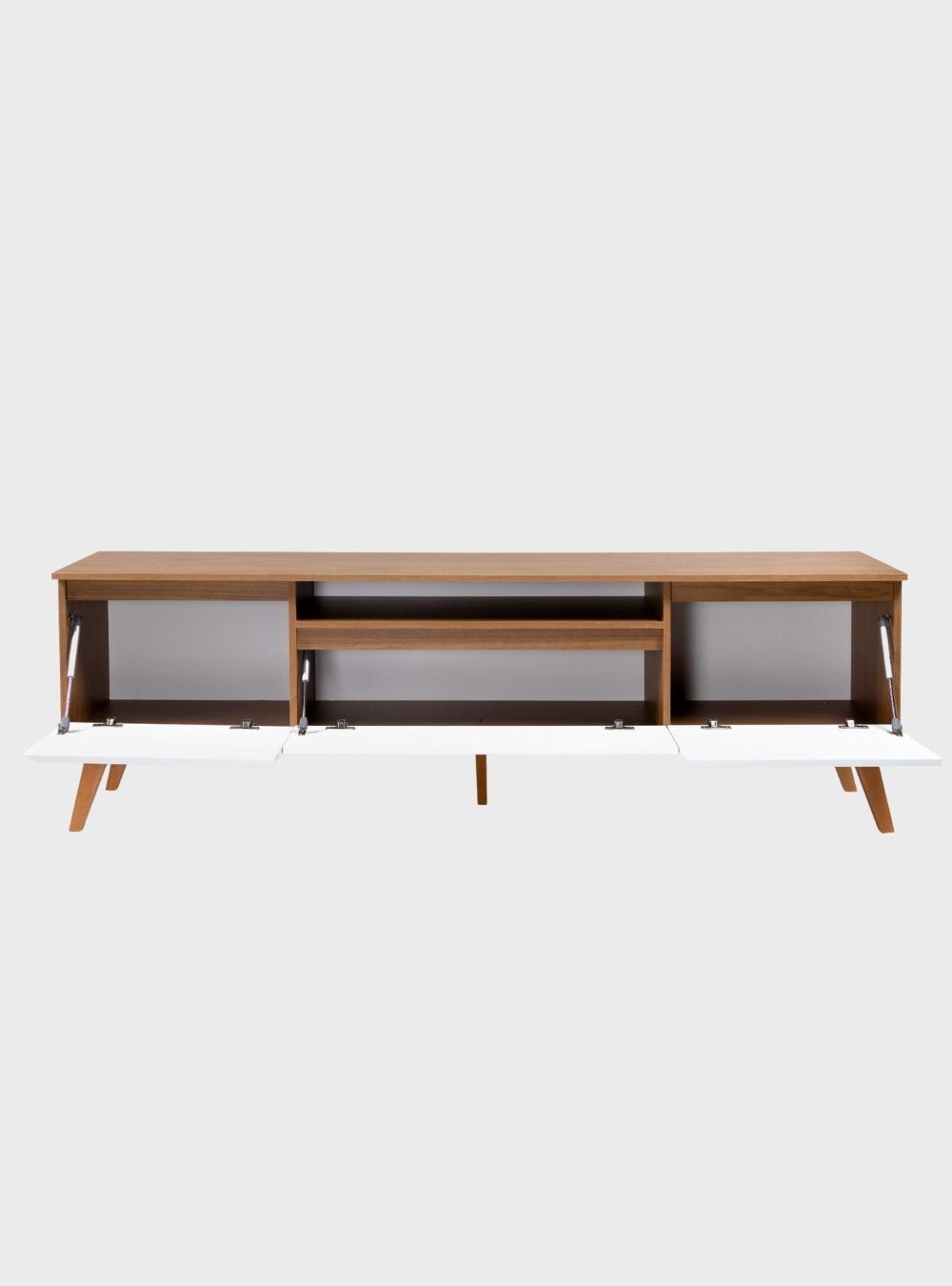 On Móveis Conjuntos de móveis para sala de estar Rack para TV 180cm Retro Mdf Freijo Dallas - On Móveis