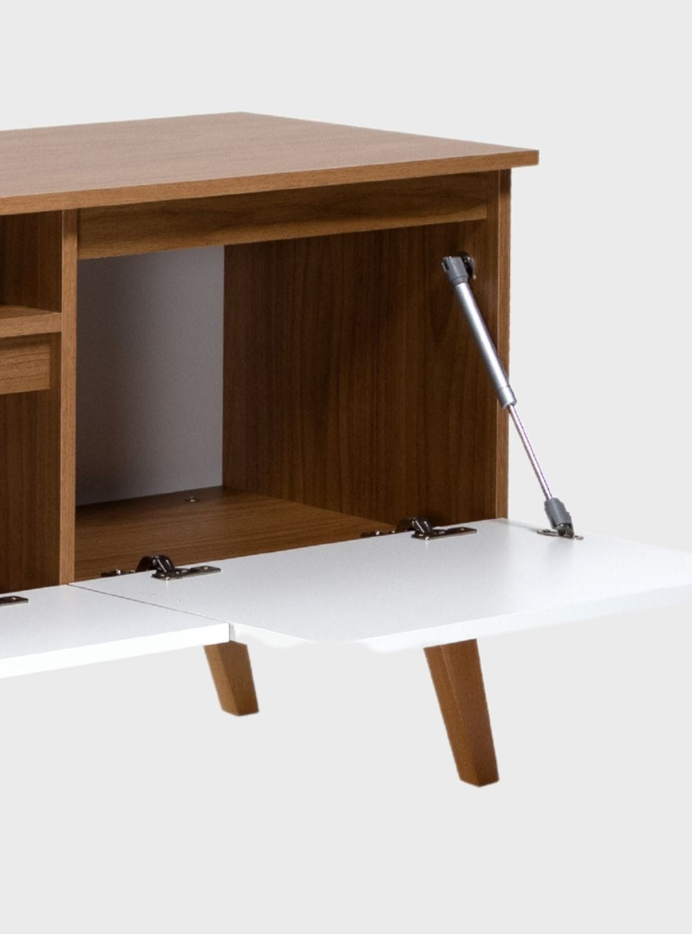On Móveis Conjuntos de móveis para sala de estar Rack para TV 180cm Retro Mdf Freijo Dallas - On Móveis