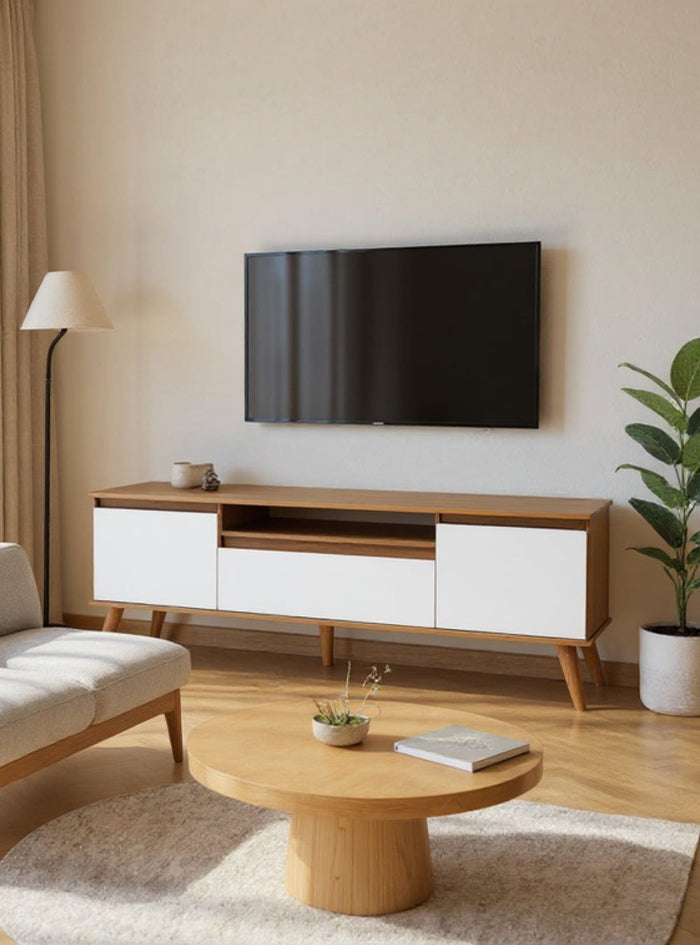 Rack para TV 180cm Retro Mdf Freijo Dallas - On Móveis