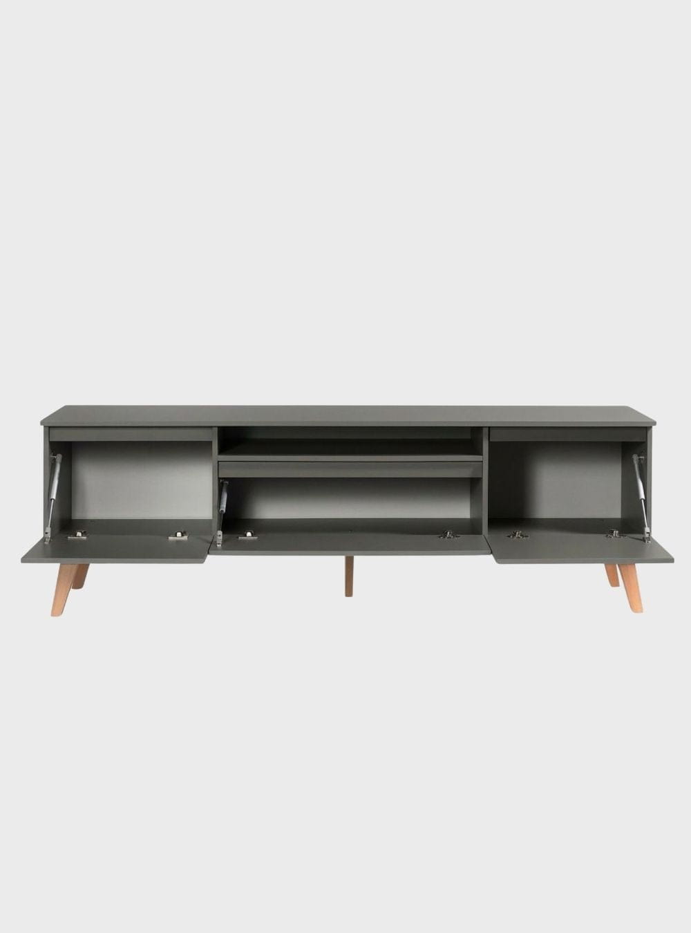 On Móveis Conjuntos de móveis para sala de estar Rack para TV 180cm Retro Mdf Verde Dallas - On Móveis