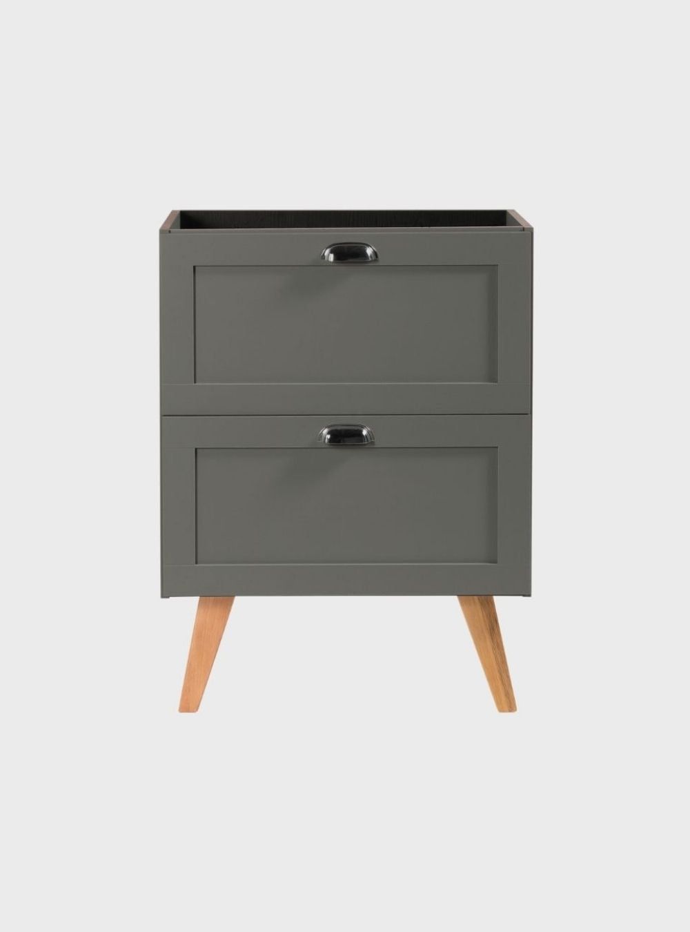 On Móveis Gabinete para Banheiro com Tampo e Espelho com Led 60cm Retro Mdf Verde Milano - On Móveis