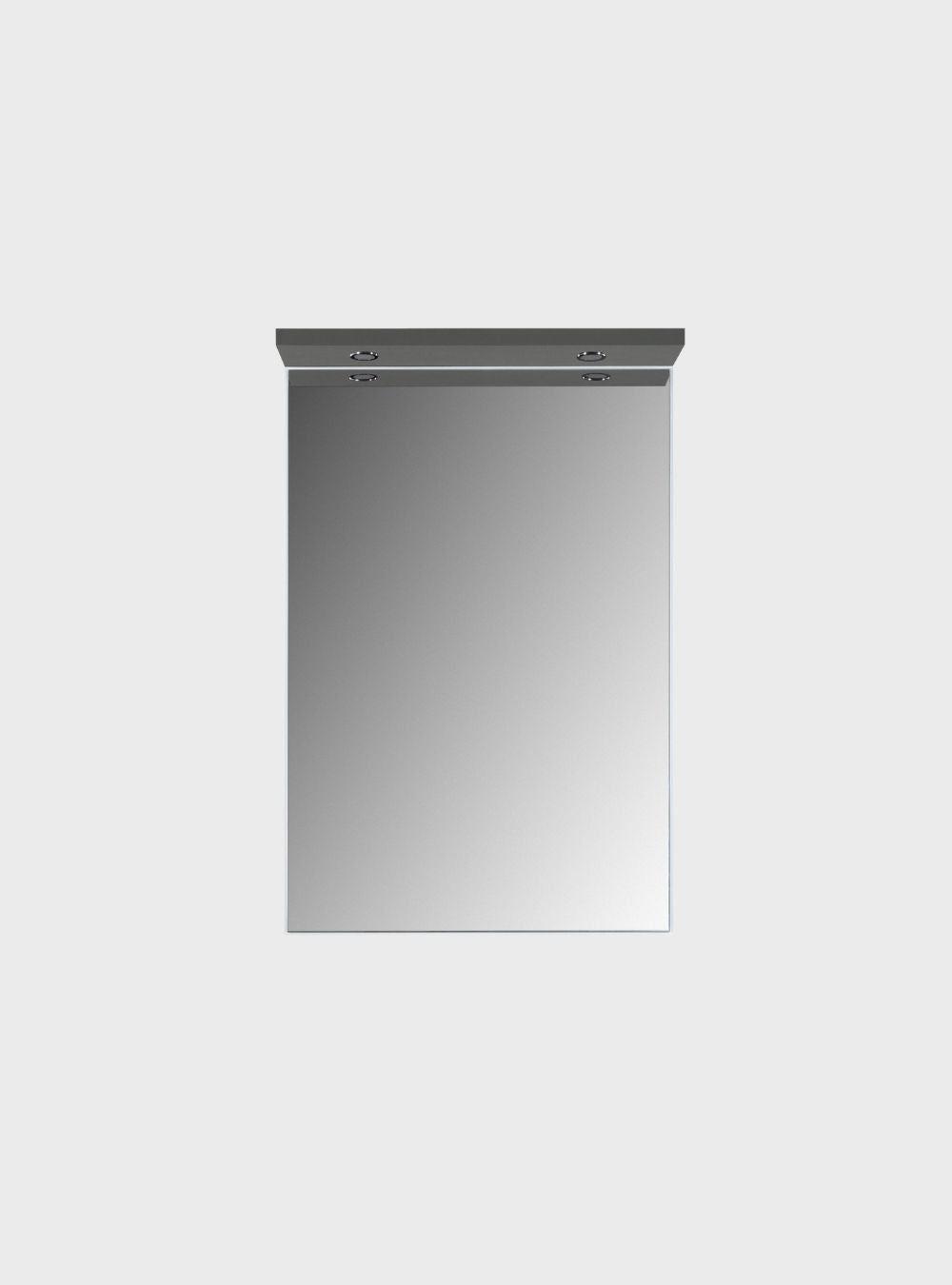 On Móveis Gabinete para Banheiro com Tampo e Espelho com Led 60cm Retro Mdf Verde Milano - On Móveis