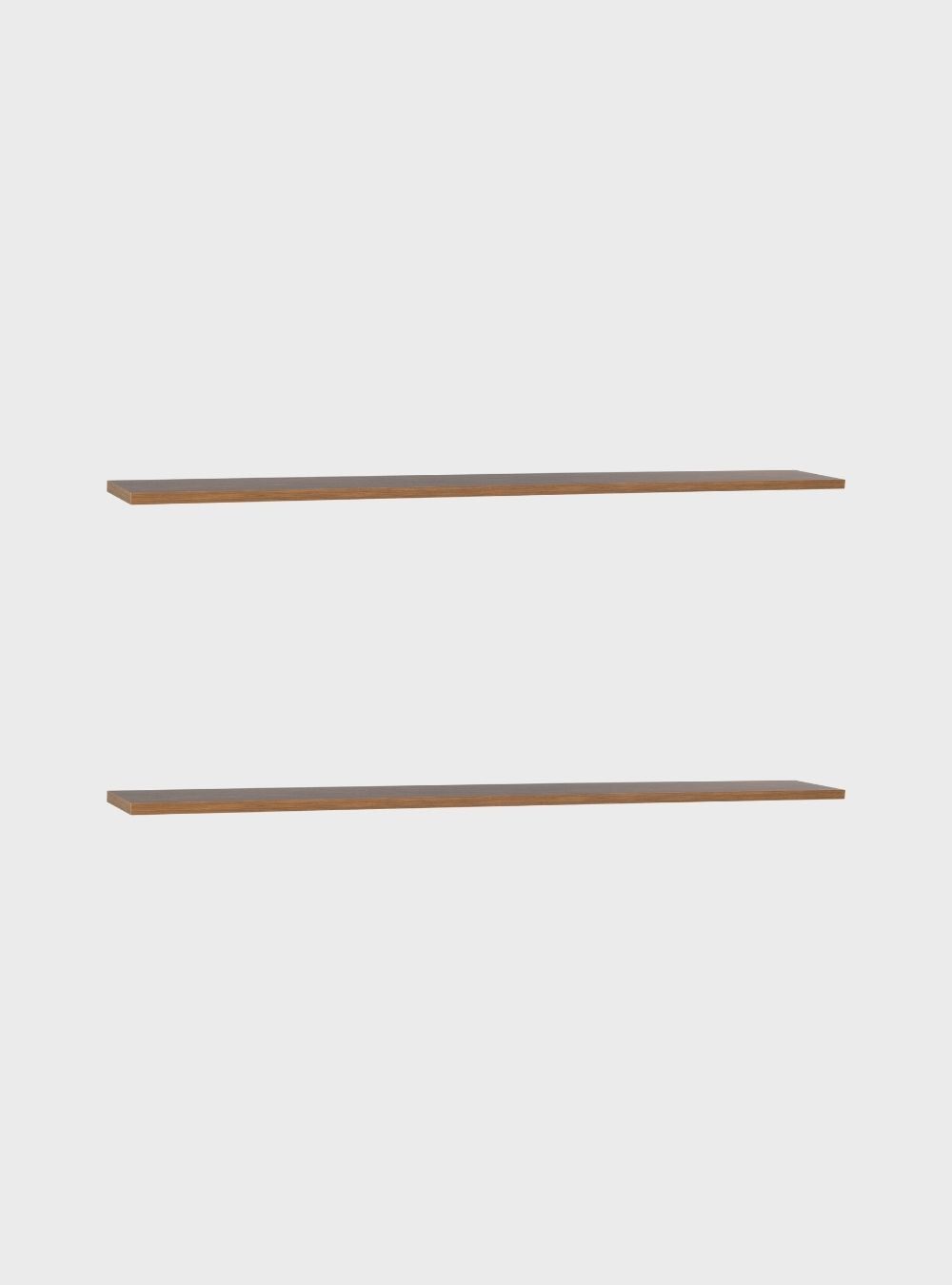 On Móveis Kit de 2 Prateleiras 180cm Mdf Freijó - On Móveis