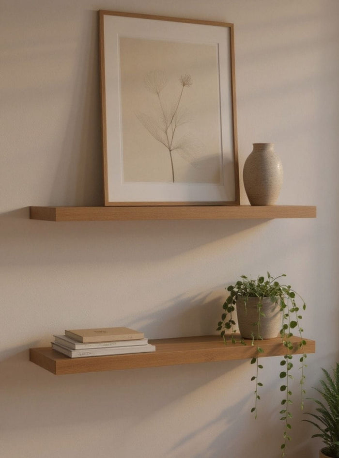 Kit de 2 Prateleiras 60cm Mdf Freijó - On Móveis