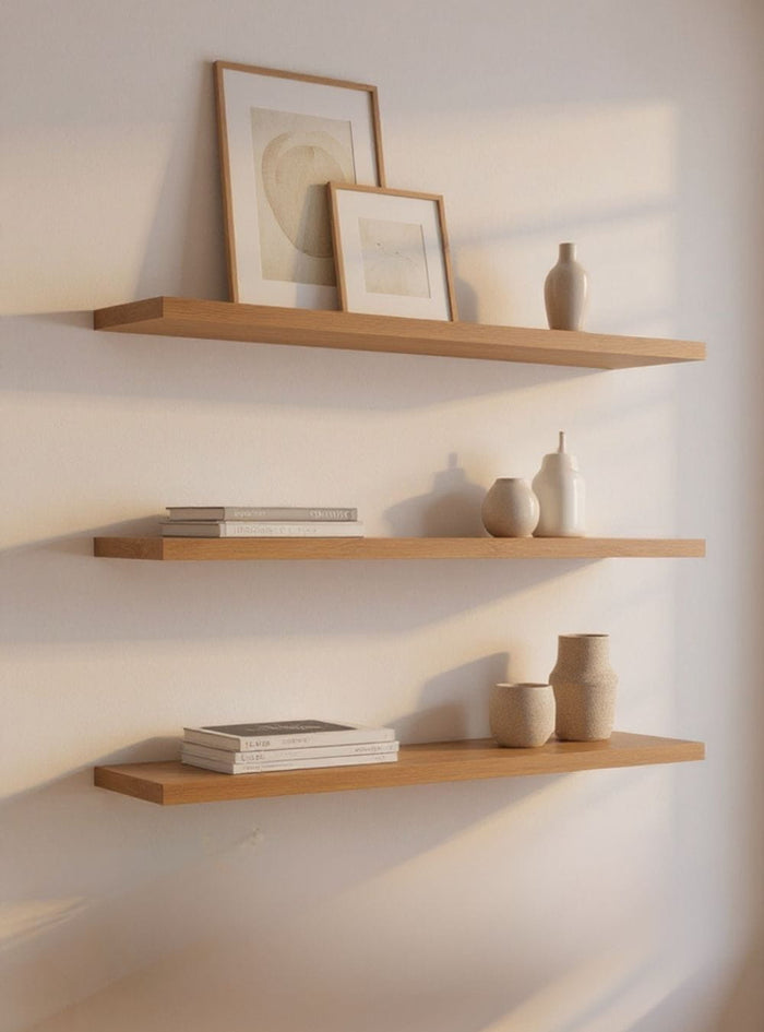 Kit de 3 Prateleiras 180cm Mdf Freijó - On Móveis