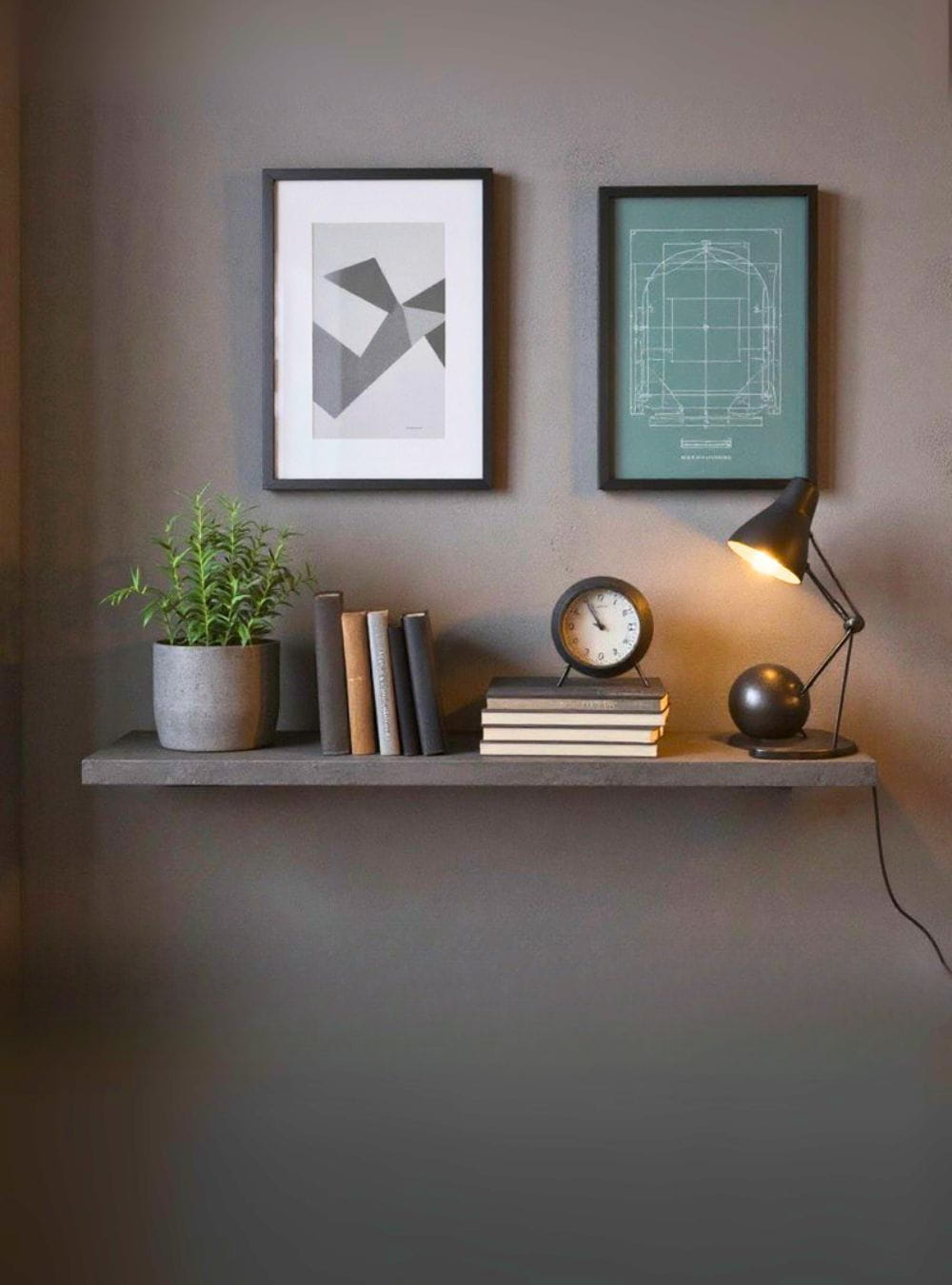 On Móveis 🎁 Prateleira 150cm Mdf Grafite Dallas - On Móveis (100% off)