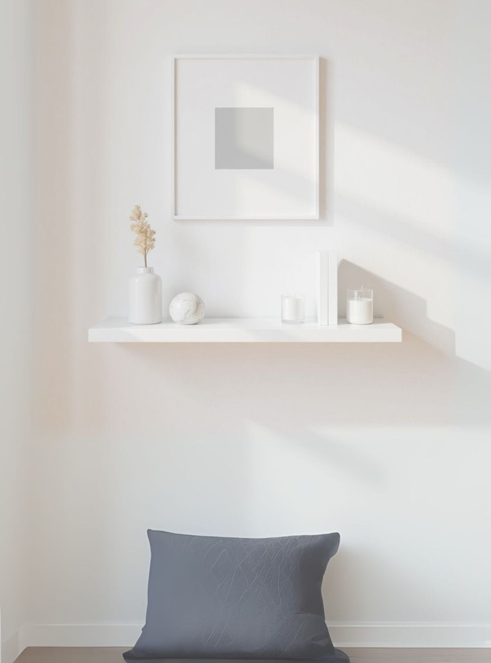 On Móveis Prateleira 80cm Mdf Branco - On Móveis