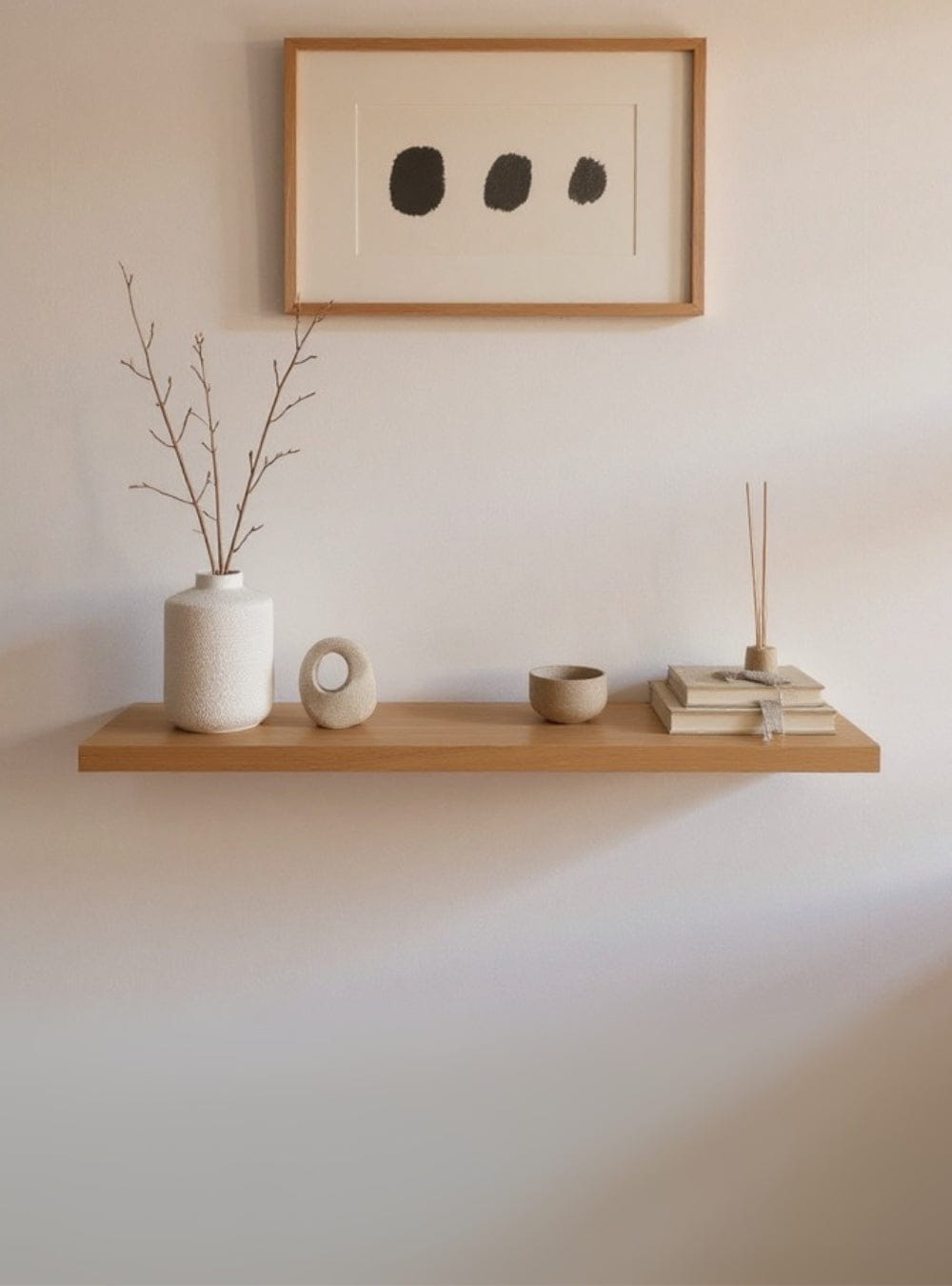 On Móveis Prateleira 80cm Mdf Freijó - On Móveis